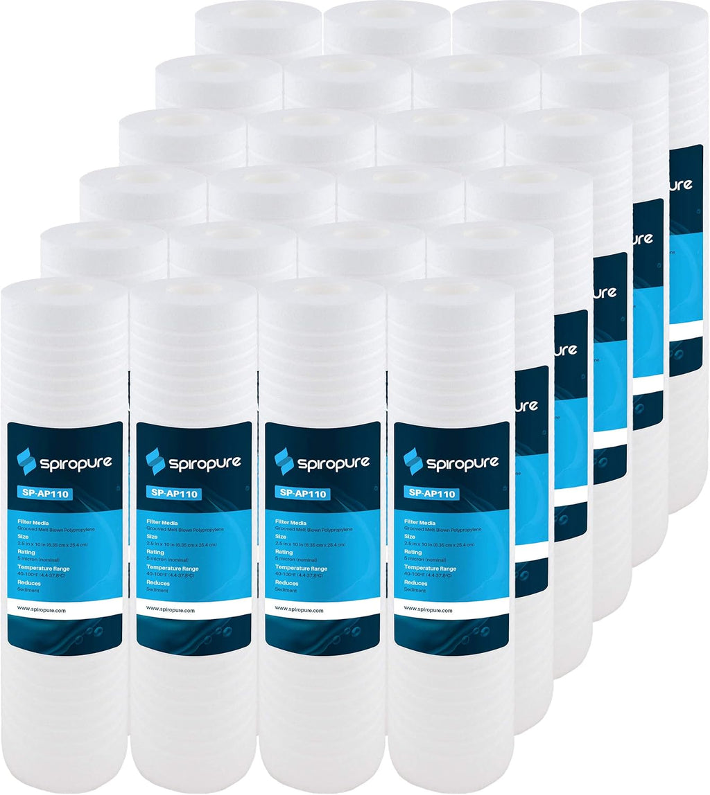 10x2.5 Grooved Polypropylene 5 Micron Sediment Filter (24 Pack) O50830