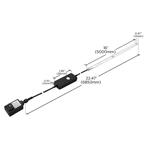 6 Foot Color Changing LED Tape Light Strip Q460
