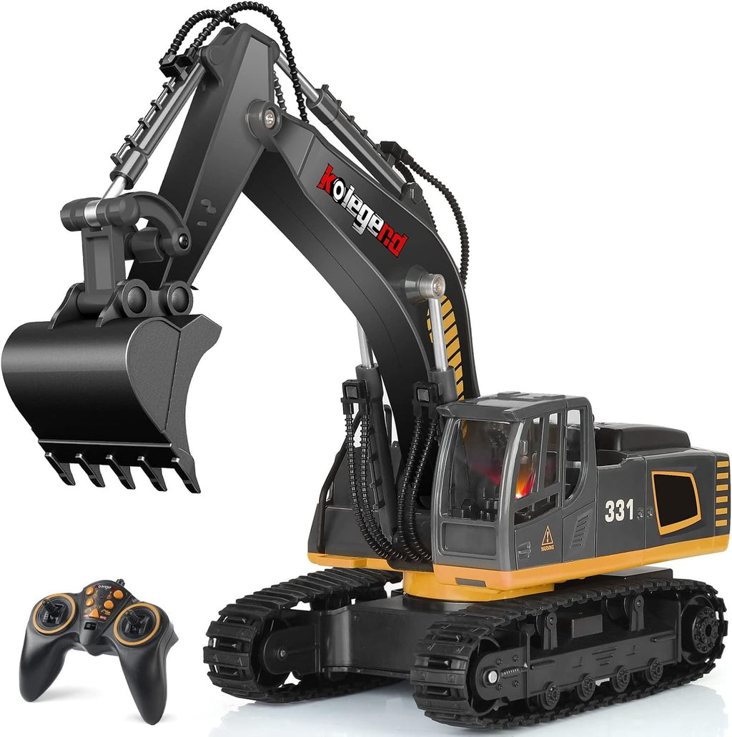 1/18 Scale RC Hydraulic Excavator Construction Vehicle with Lights X7703