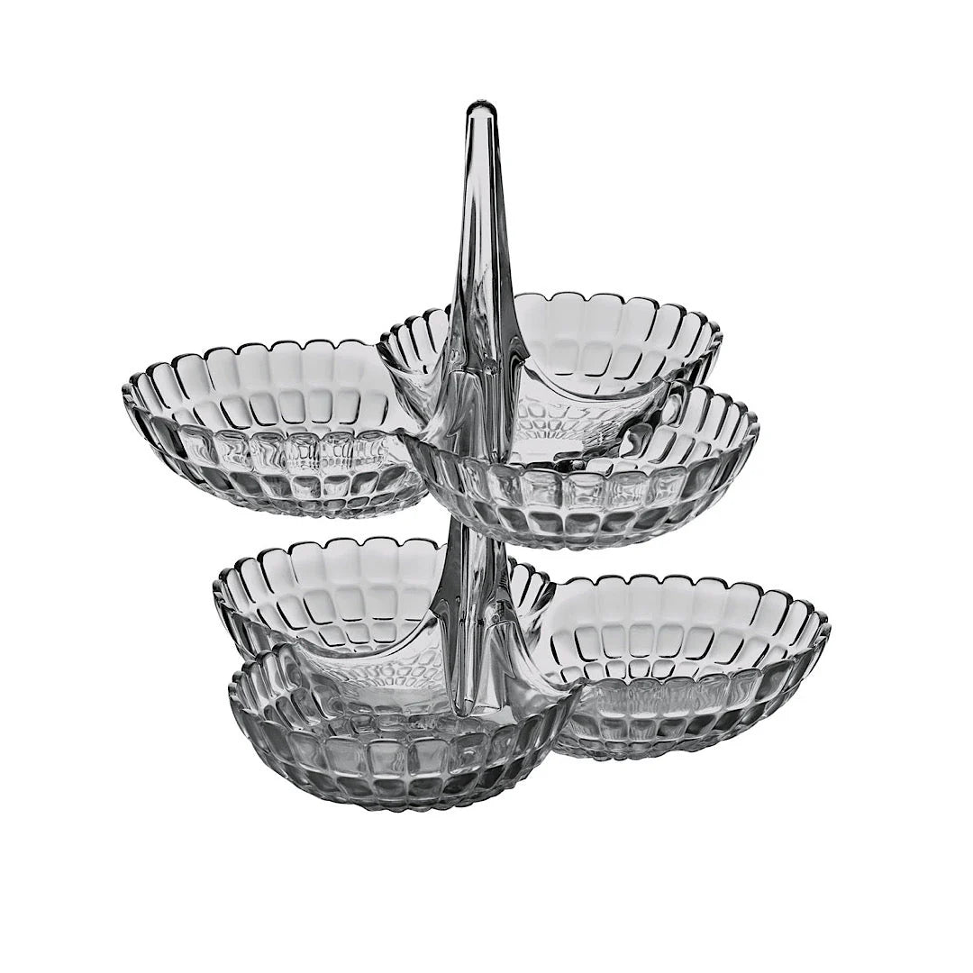 Set of 2 Hors d’oeuvres dish Sky Grey F382350