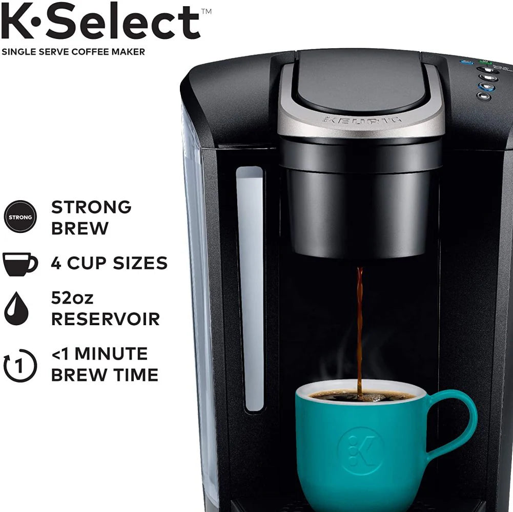 Single Serve K-Cup Pod Coffee Maker, Matte Black S9492
