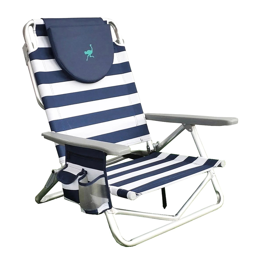 Stripped Blue Beach Chair J192