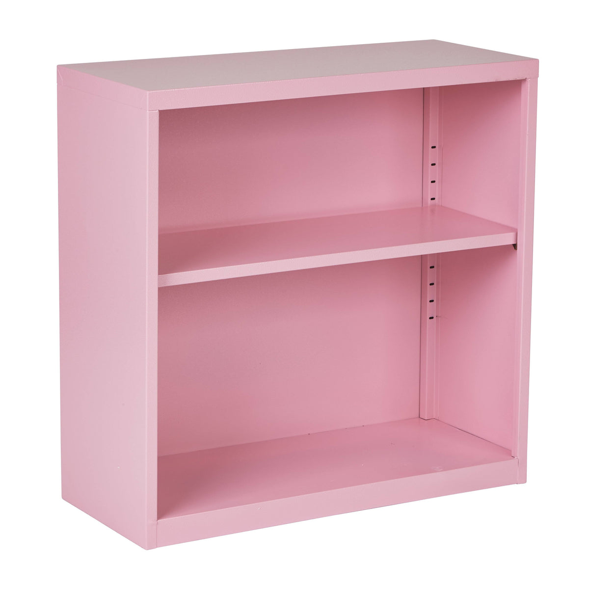 White Metal Bookcase J32677