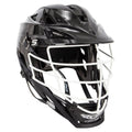 Black Lacrosse Helmet with Pearl White Cage X682433