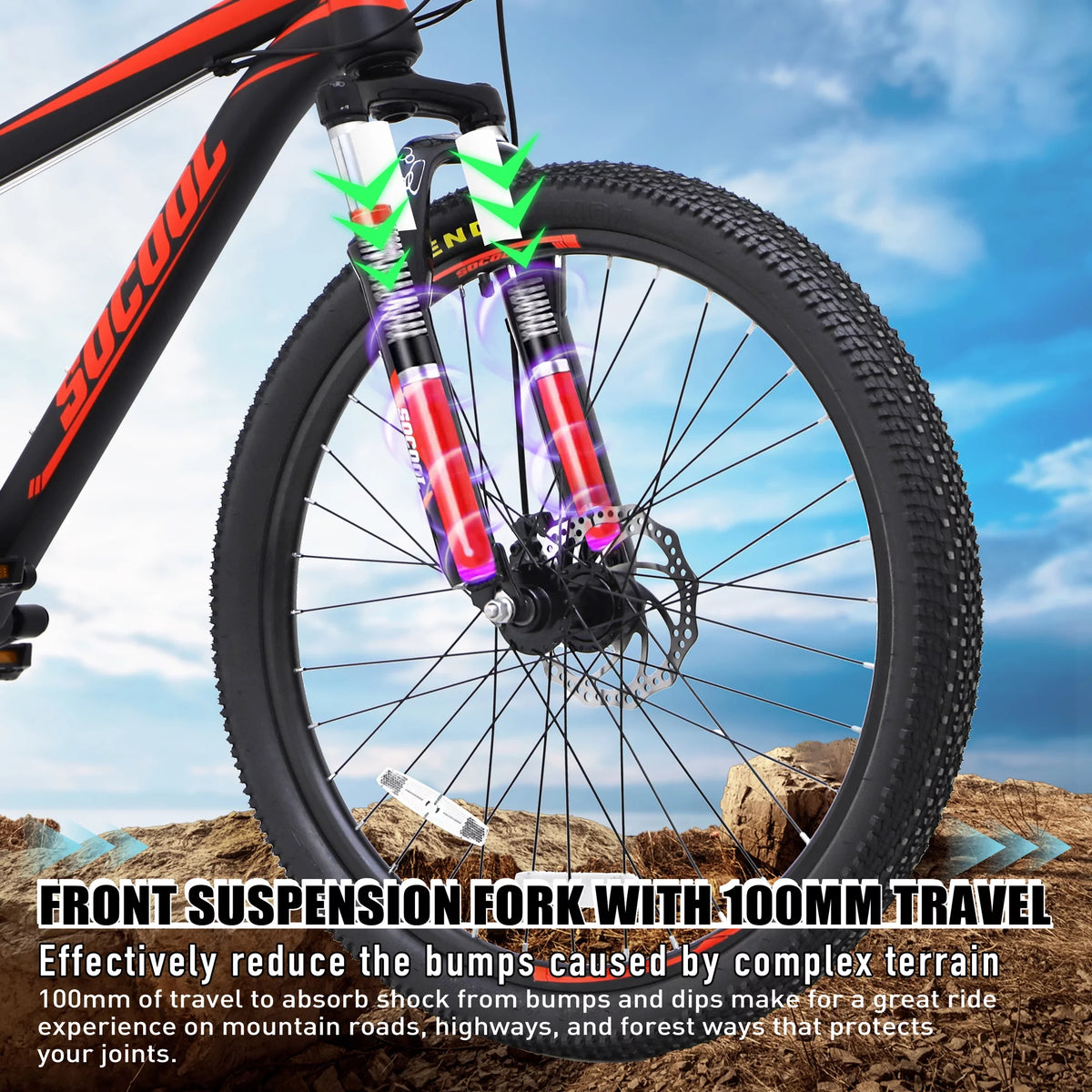 26-Inch Wheels 21 Speed Mountain Bicycle S91672