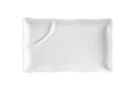 Rolled Edge Rectangular Divided Sauce Dish 12in. x 7-1/2in. G35852