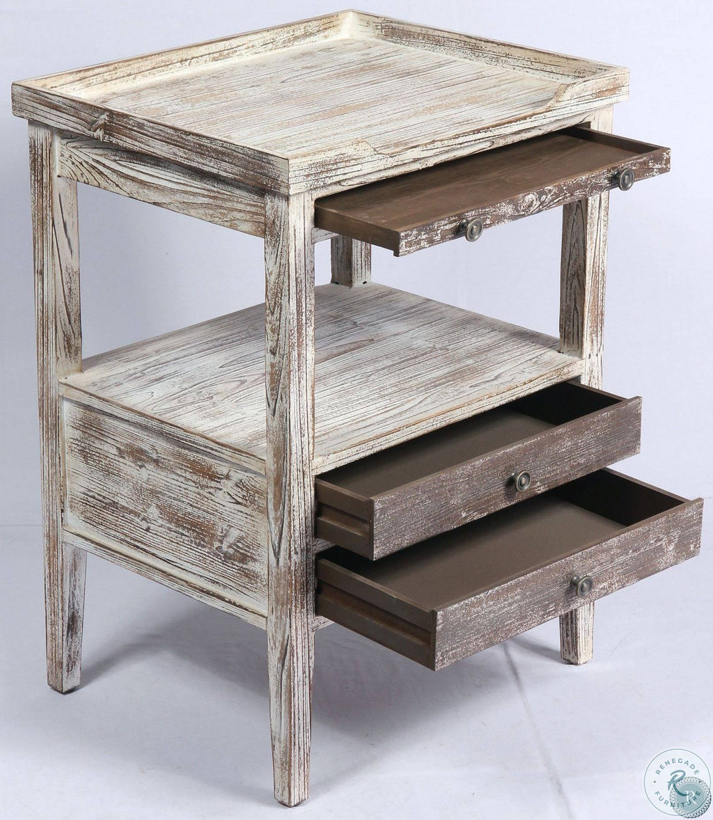 Weathered Rectangle Accent Table O928376