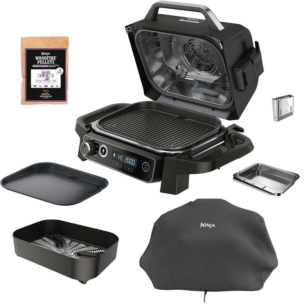 Restored 7-in-1 Outdoor Grill & Smoker and Air Fryer T7891