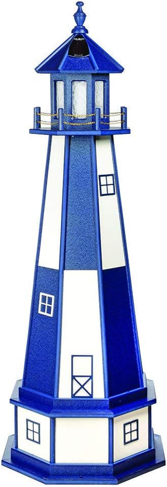 Decorative Lighthouse with Base Wood U2376