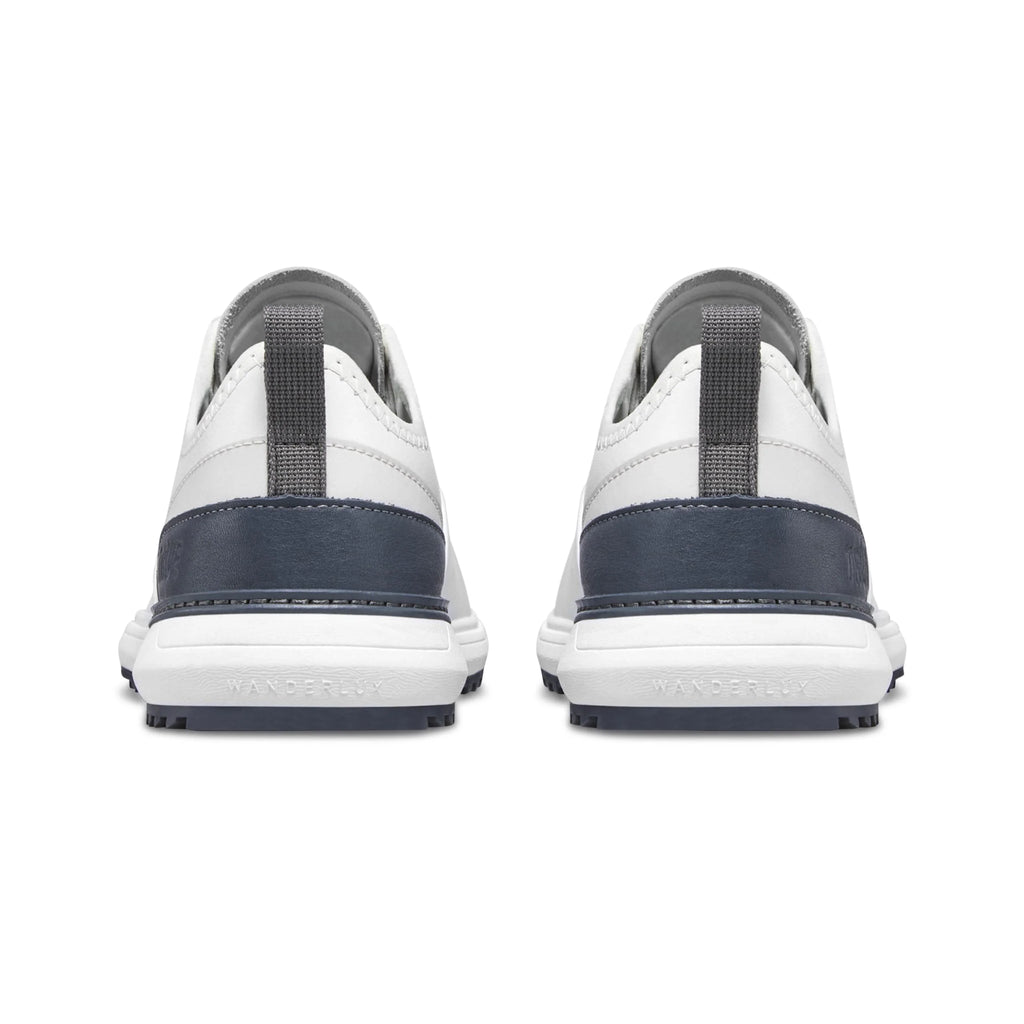 Tour White Grey Leather Golf Shoes H12722