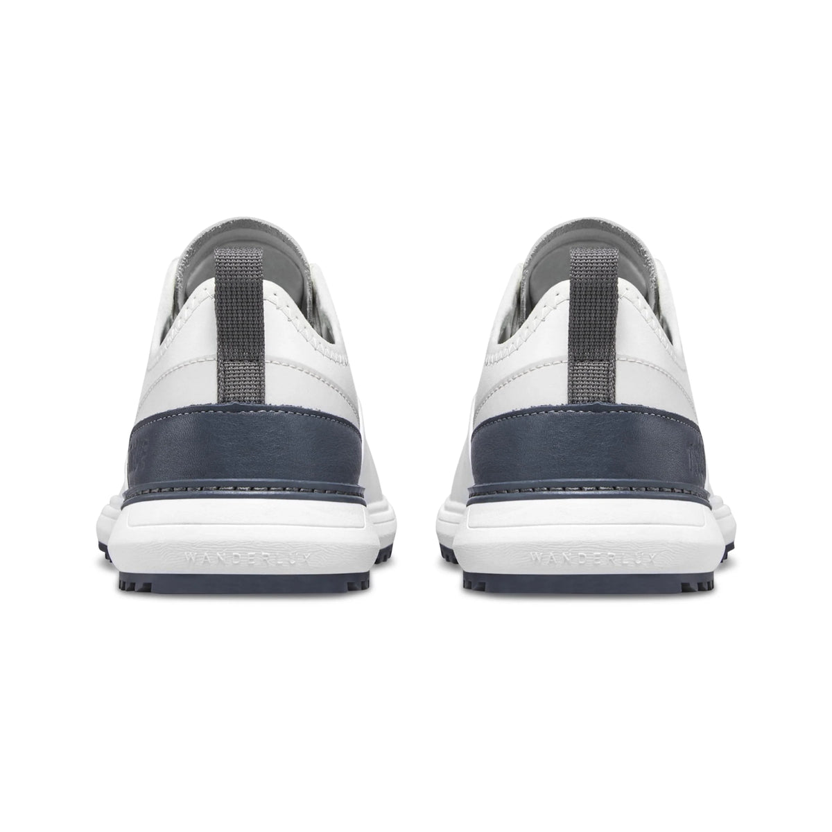 Tour White Grey Leather Golf Shoes H12722