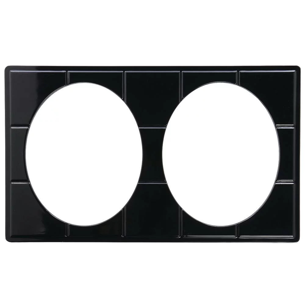 Black Melamine Full Size Food Bar Tile Tray C933765