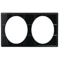 Black Melamine Full Size Food Bar Tile Tray C933765