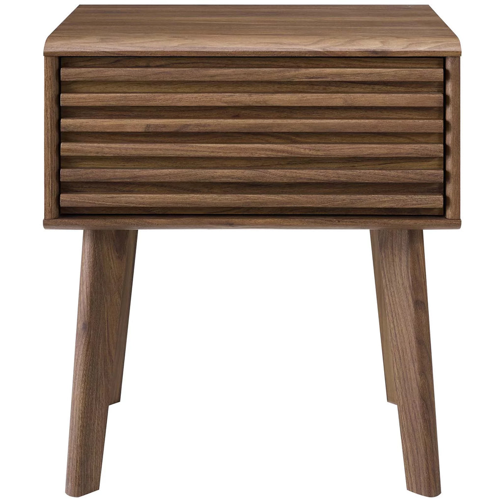 Wood Nightstand Accent Table Q847743