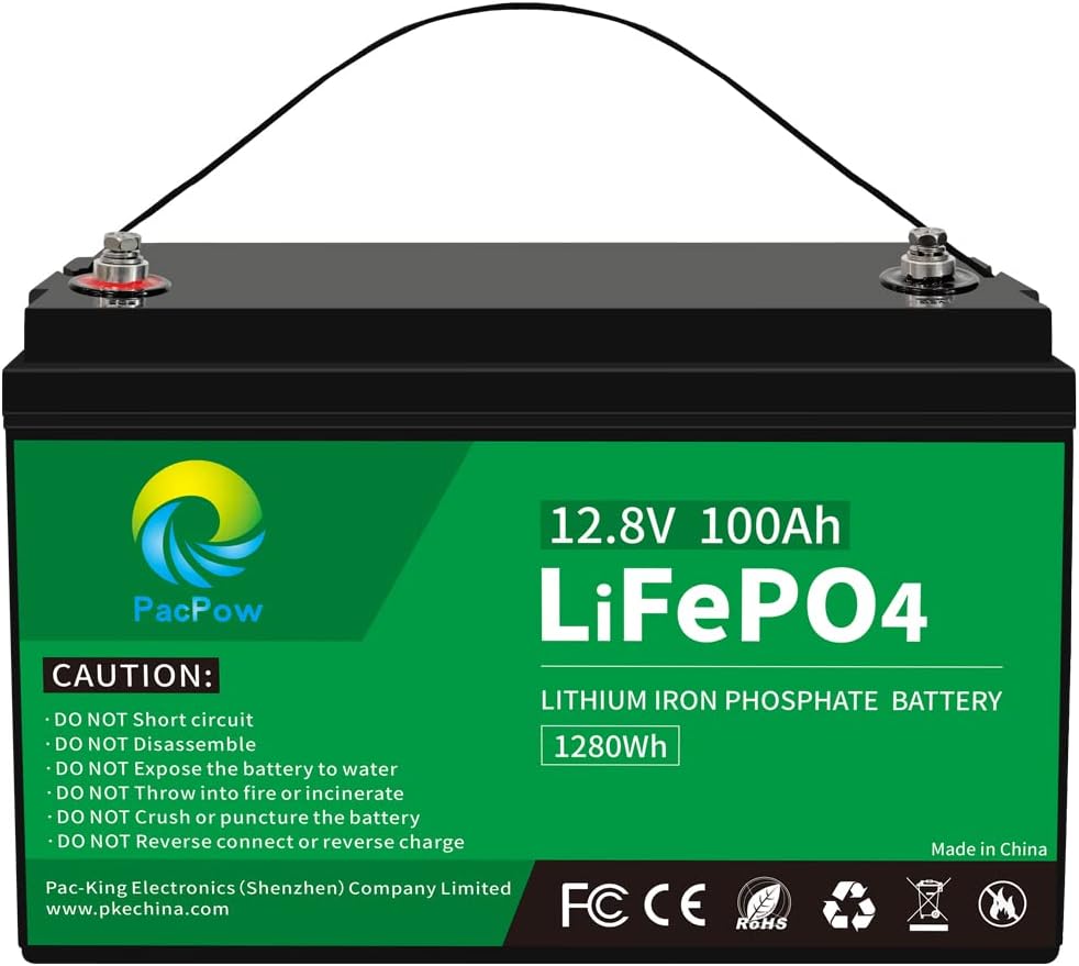 12V 20Ah LiFePO4 Lithium Iron Phosphate Battery with Built-in BMS C8444