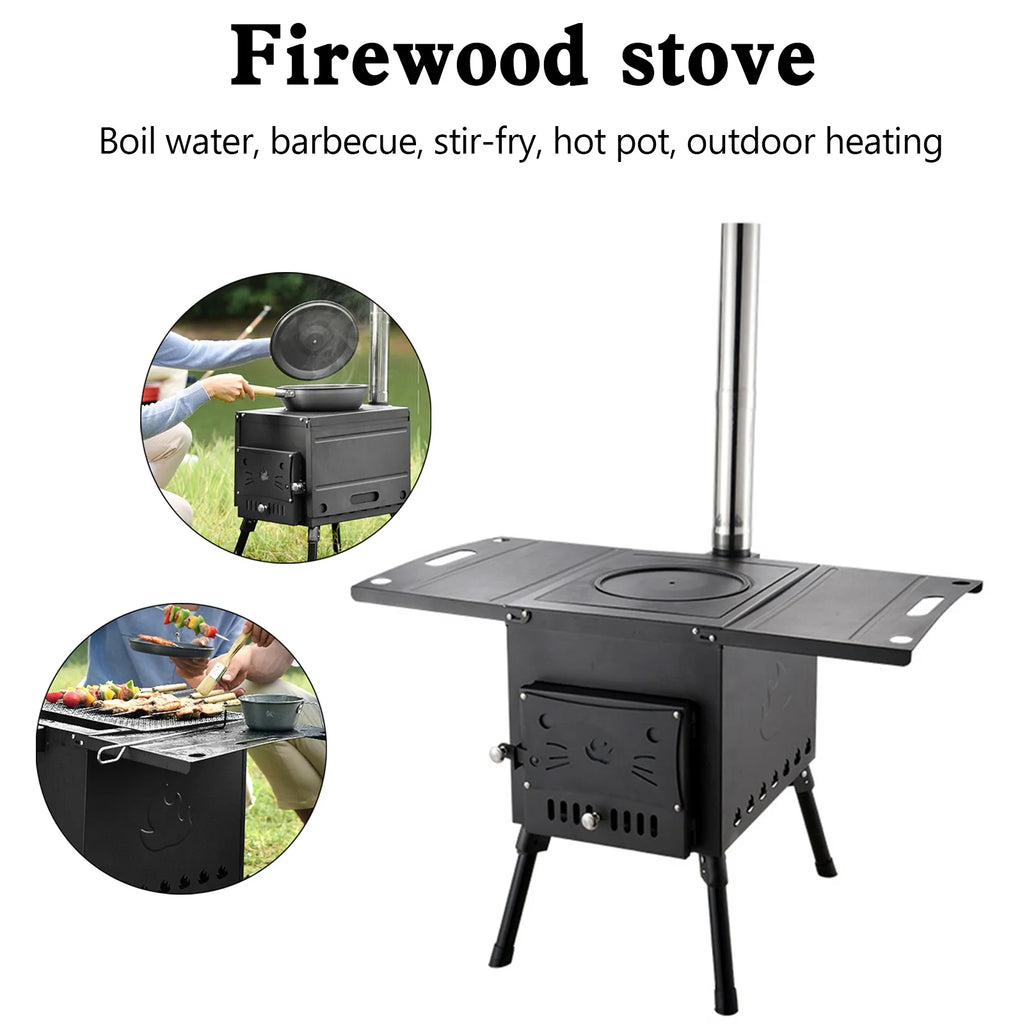 Portable Camping Wood Burning Stove L707