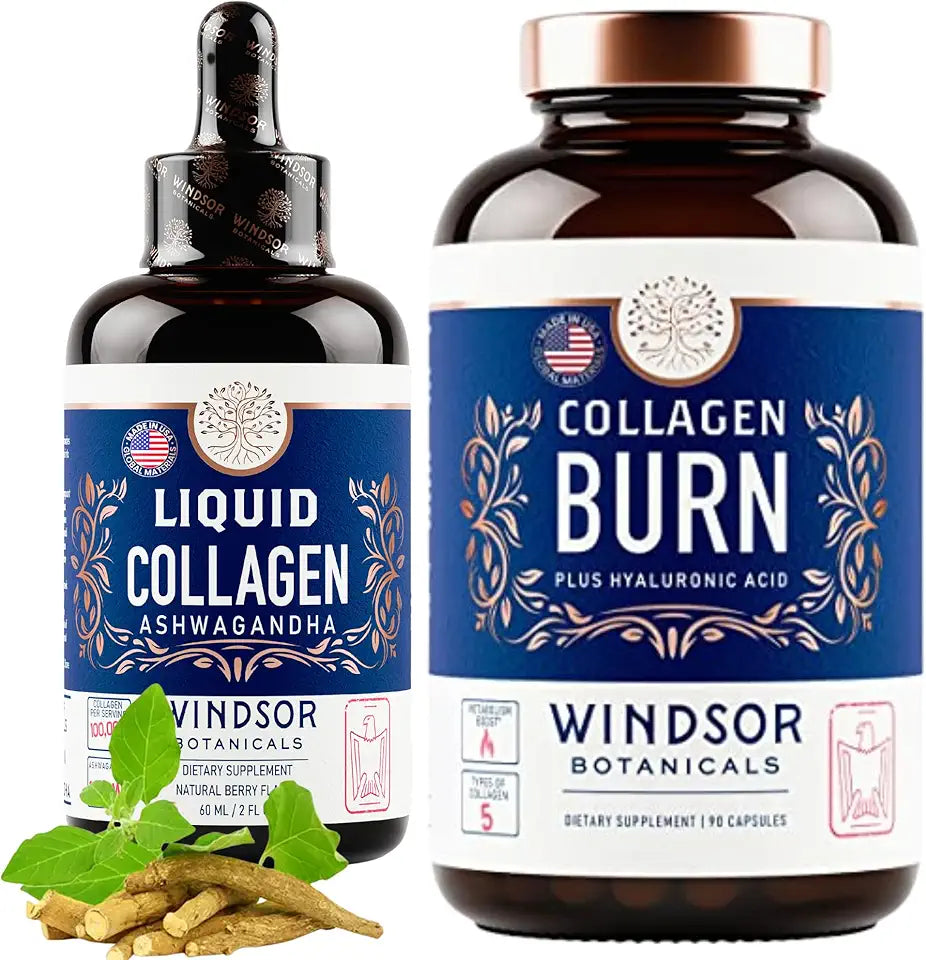 Liquid Collagen Ashwagandha Metabolism Support Bundle D872