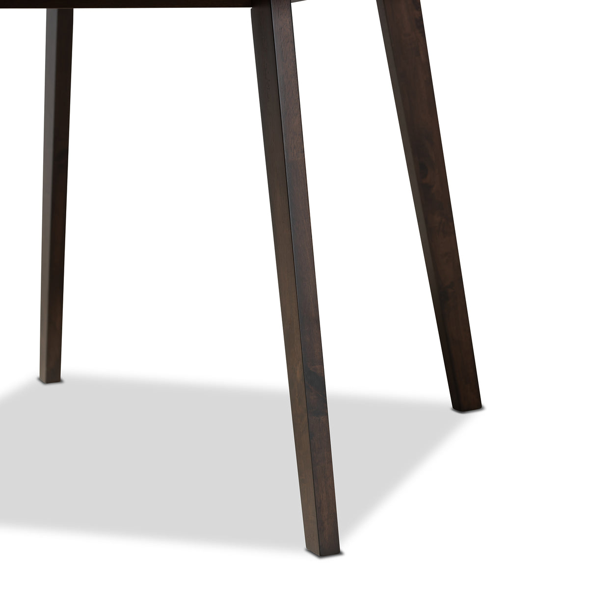 5-Piece Light Grey Fabric Wood Dining Set H39575