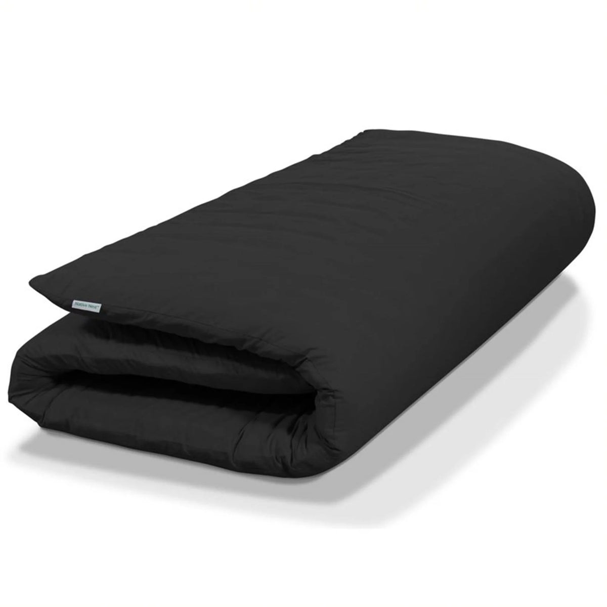 Japanese Futon Floor Mattress Queen Black R50162