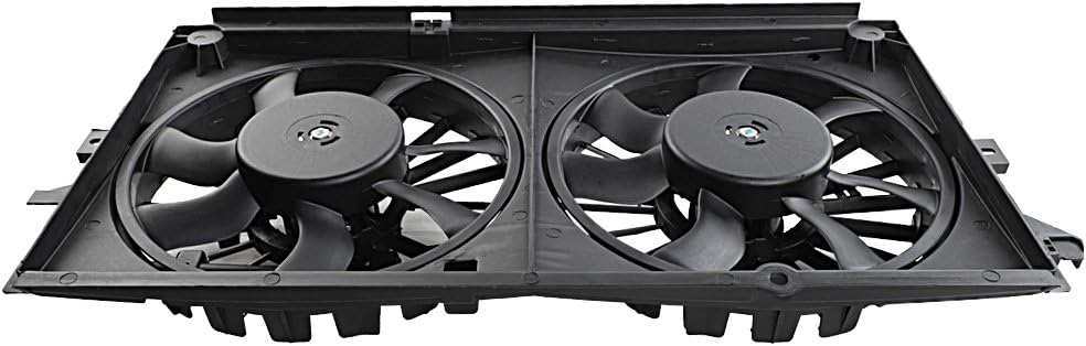 Radiator Cooling Dual Fan Assembly for 2000-2003 Chevrolet Impala Monte V6 3.4L 3.8L W487
