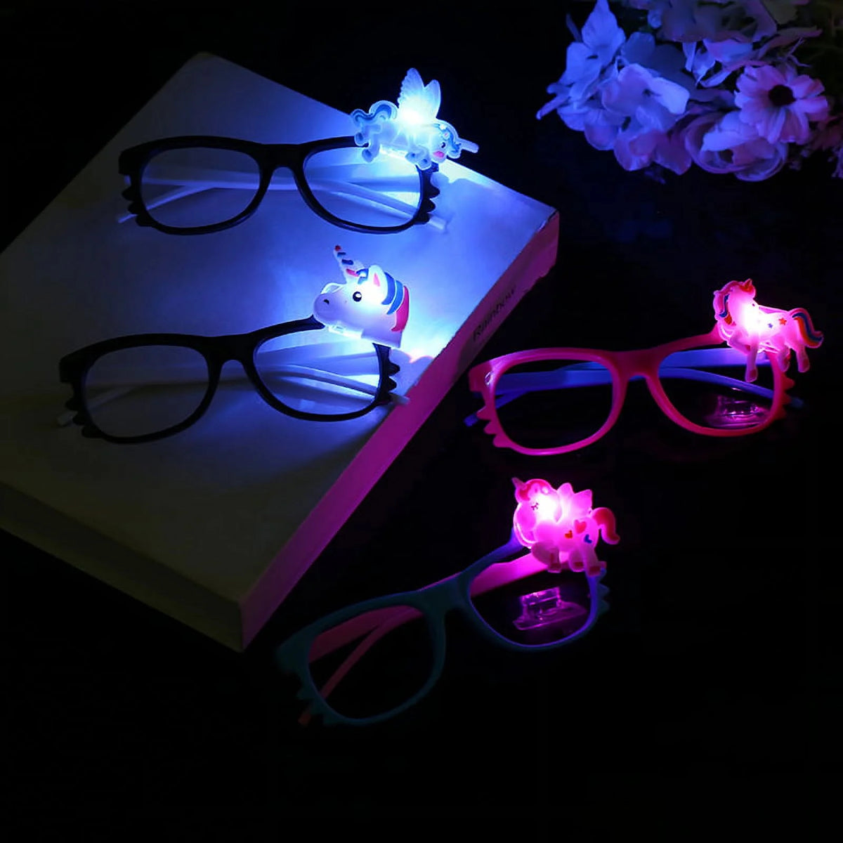 Unicorn LED Light Up Glasses B276000