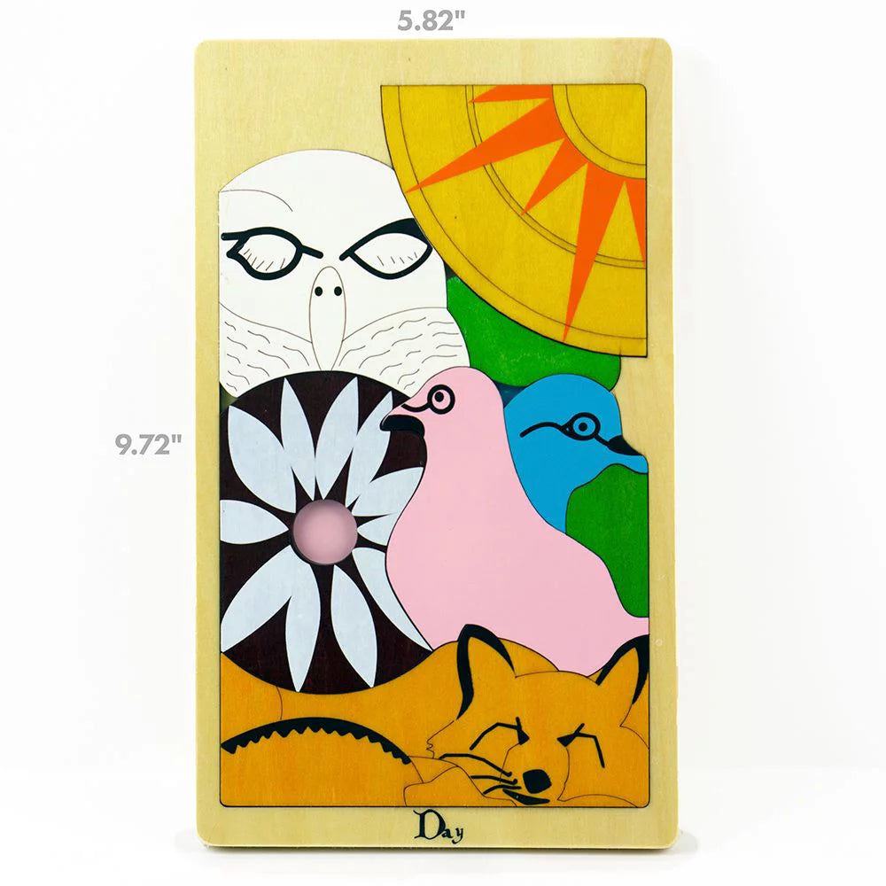10 Piece Wood Layered Children's Puzzle D5086