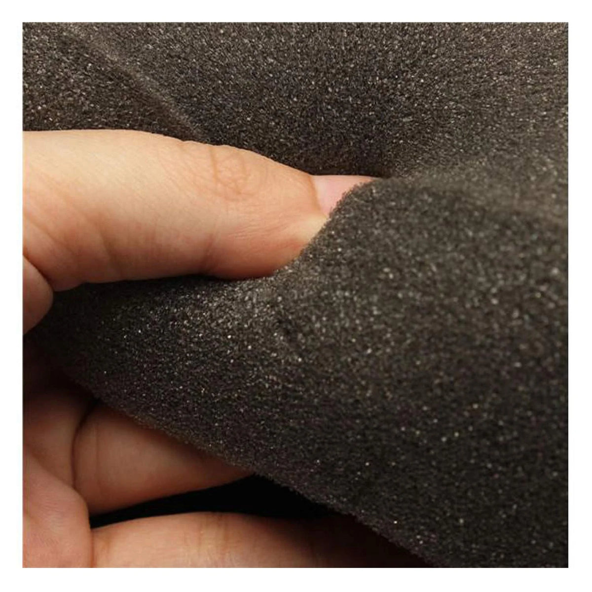 Charcoal Rubber Foam Sheet Cushion 5"H X 24"W X 72"L U7981