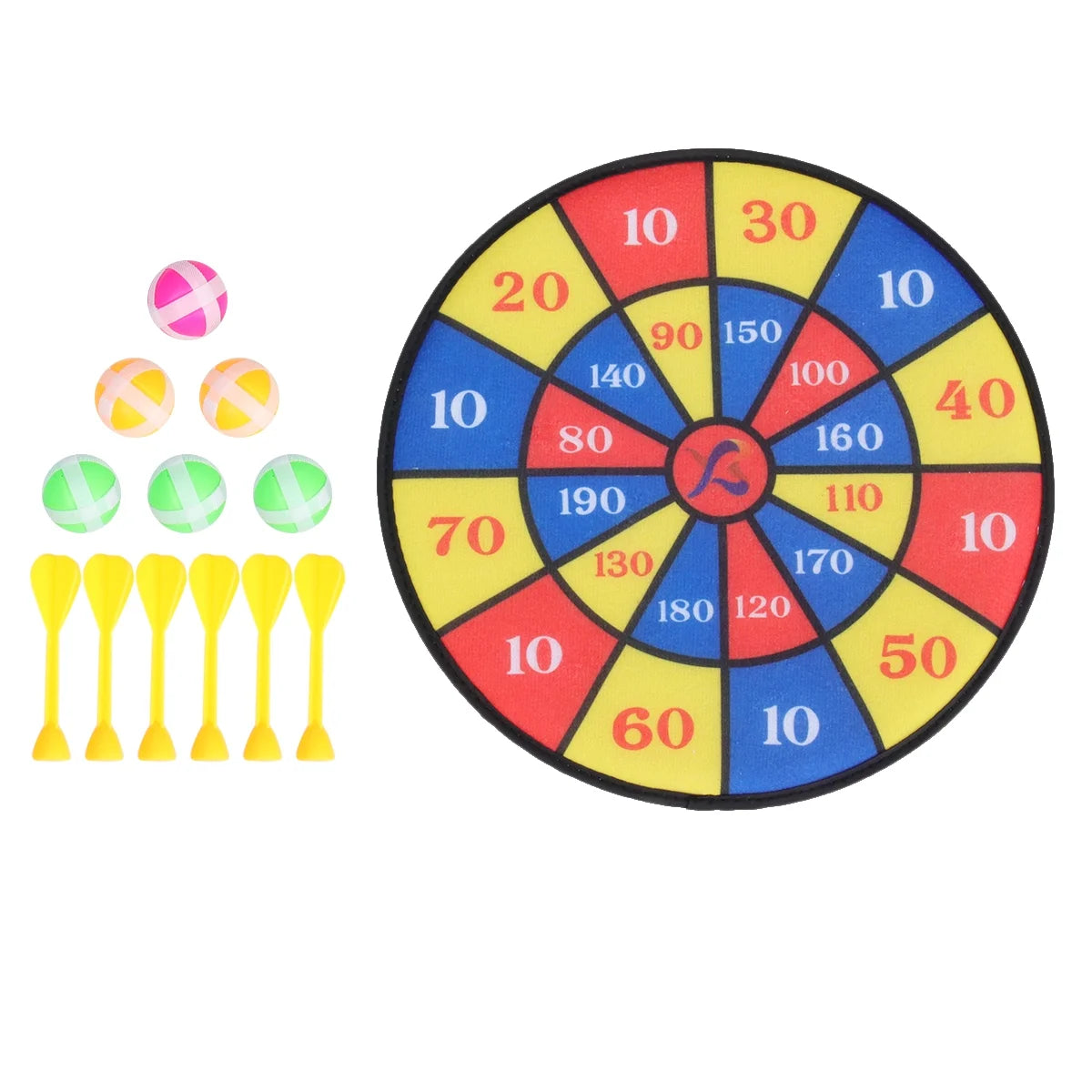 Flocking Dart Board with 4pcs Darts Dartboard Set M476249
