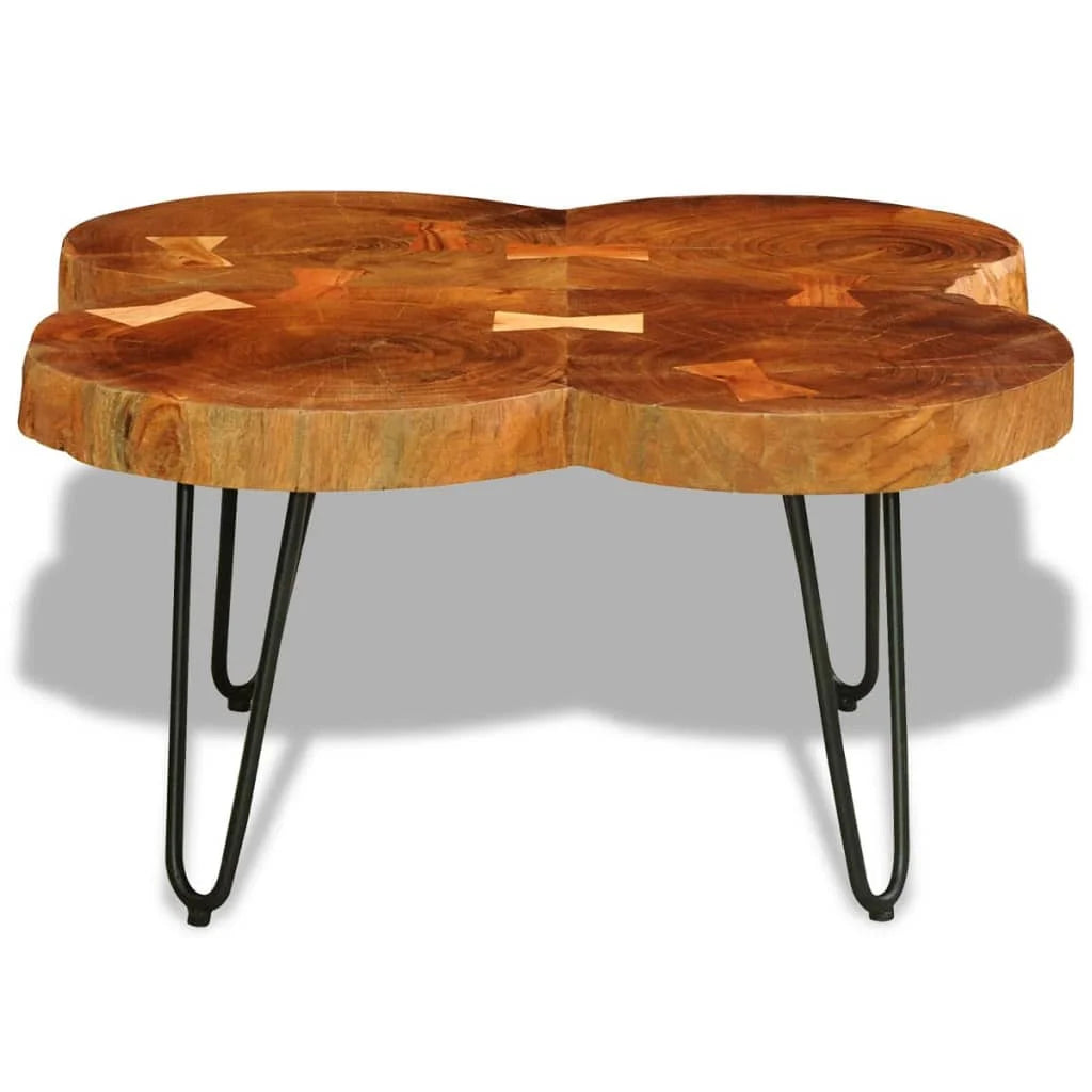 Solid Sheesham Wood Coffee Table Y40036
