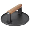Cast Iron Wooden Handle Steak Press X4966