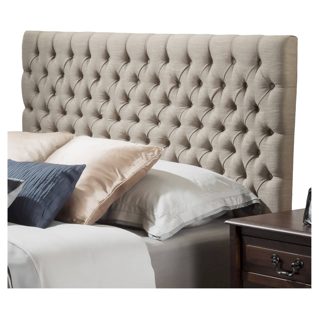 King Sand Button Tufted Headboard R289