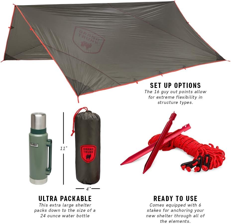 Large Lightweight Waterproof Shelter Pack of 2 W4030