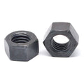 9/16 inch-12 Coarse Thread Grade 8 Finished Hex Nut Medium Carbon Steel Black Oxide Pk 600 J776
