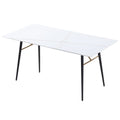 White Porcelain Top Dining Table M207246