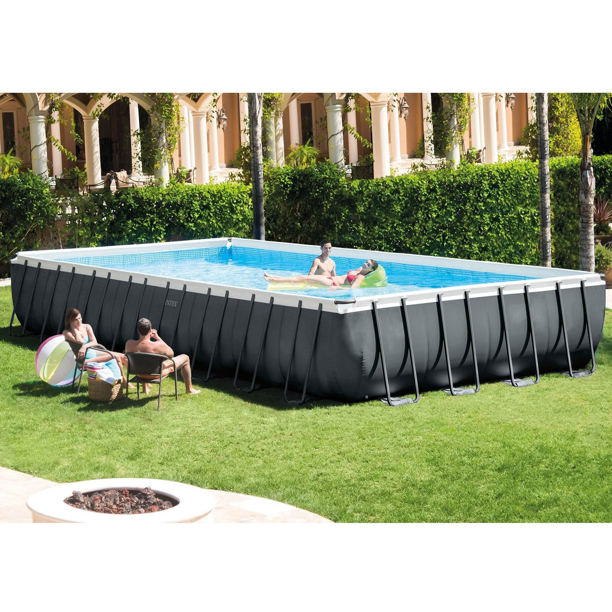 32ft x 16ft x 52in Rectangular Swimming Pool L865
