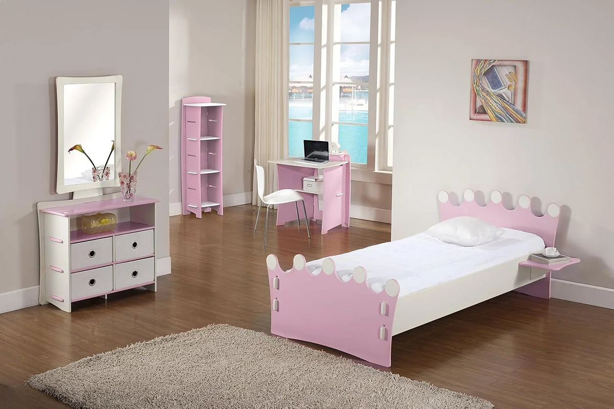 Children's Desk with Shelves and File Cart Set T891330