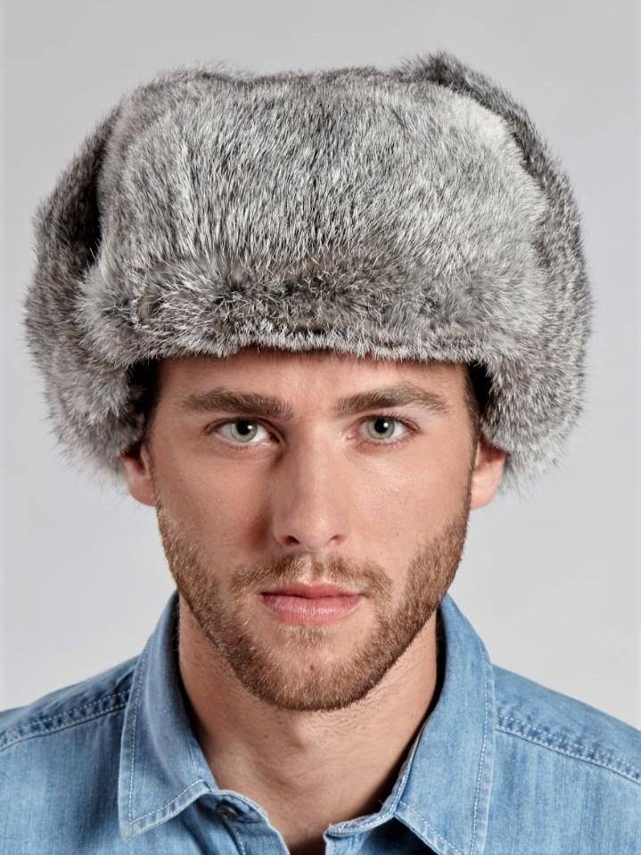 Grey Trapper Hat J4113