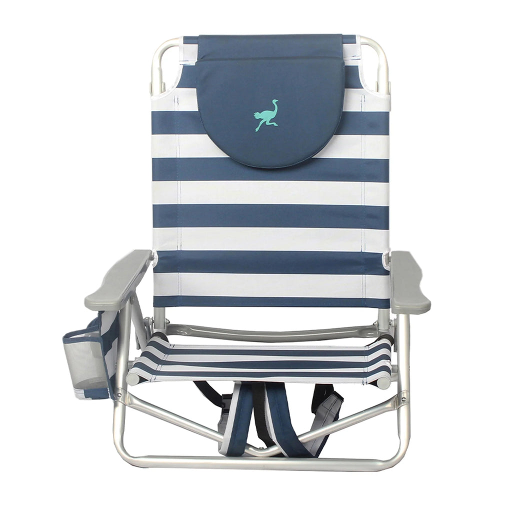 Stripped Blue Beach Chair J192