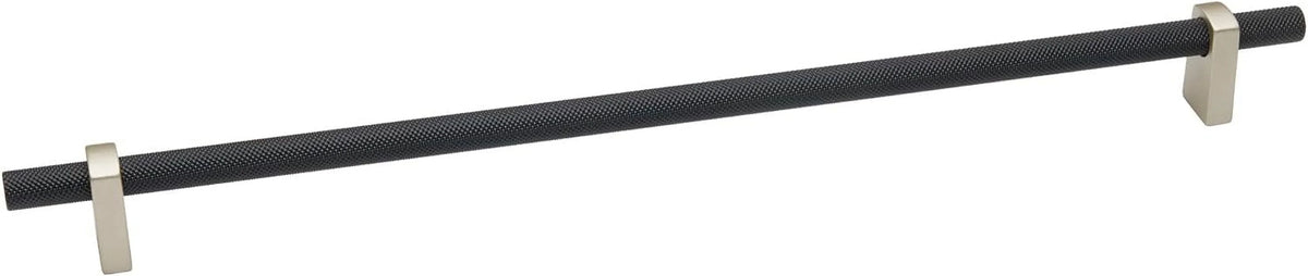 24" Center To Center Knurled Bar Appliance Pull Matte Black D30681