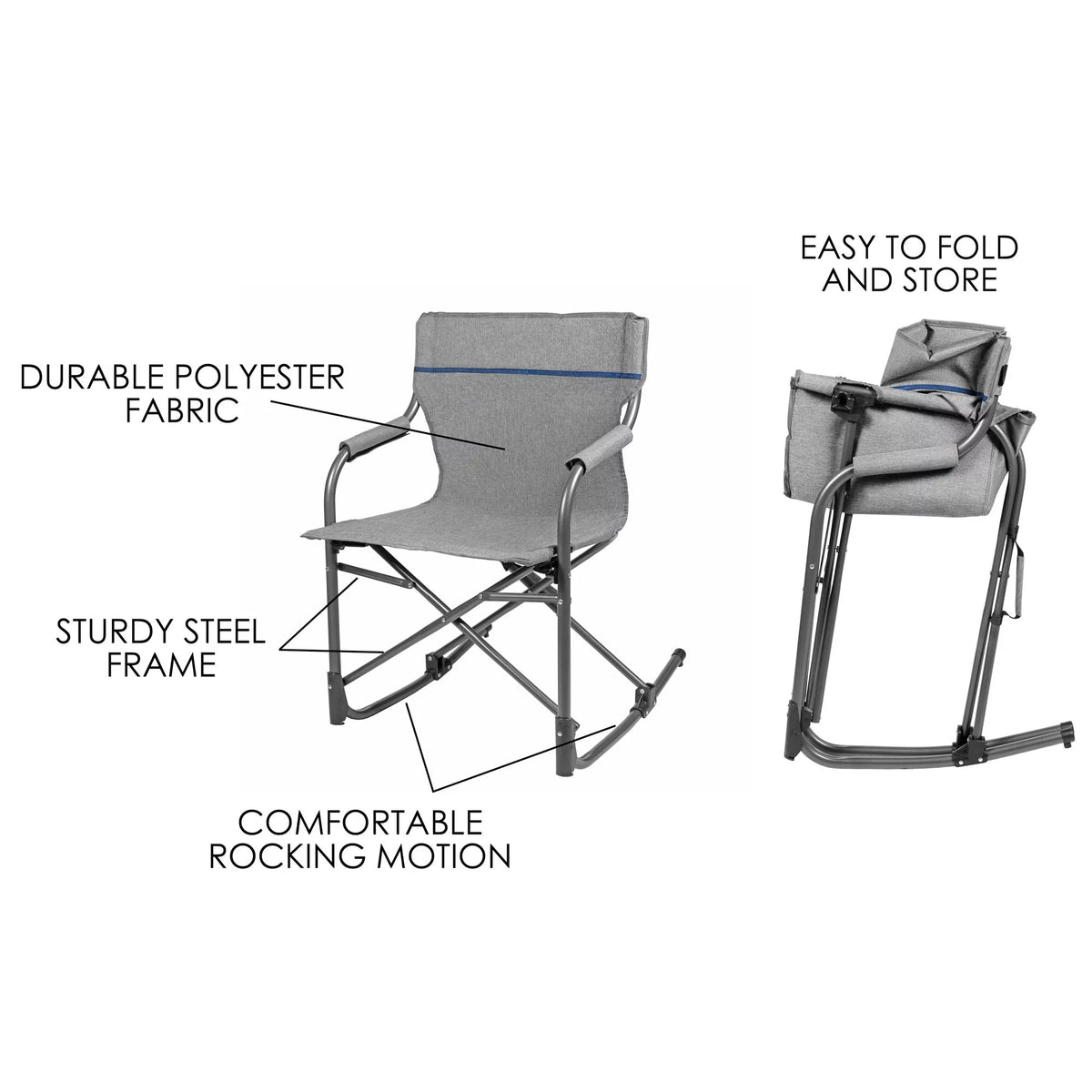 Grey Rocking Director's Chair J89932
