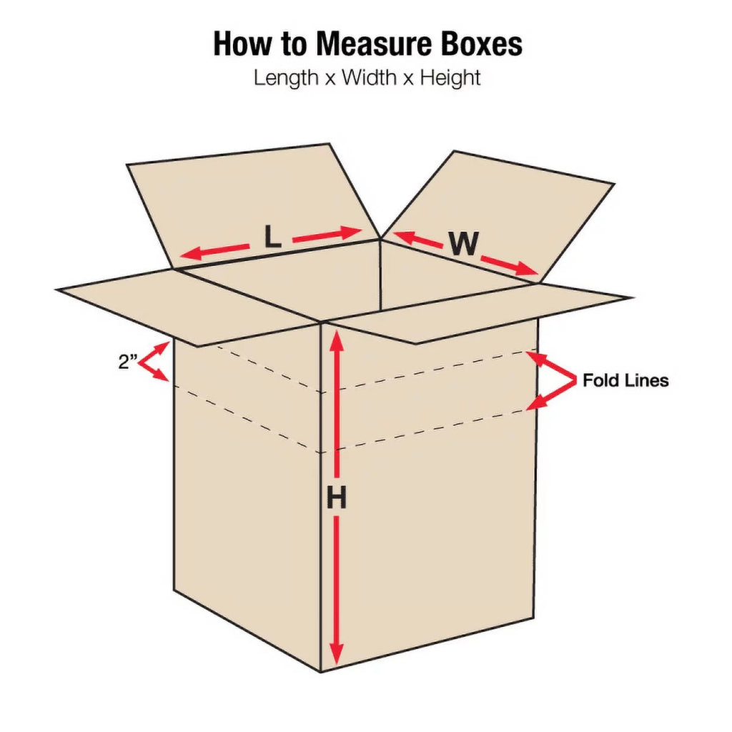 Corrugated Boxes 18" x 18" x 6", Bundle of 20 Y665628