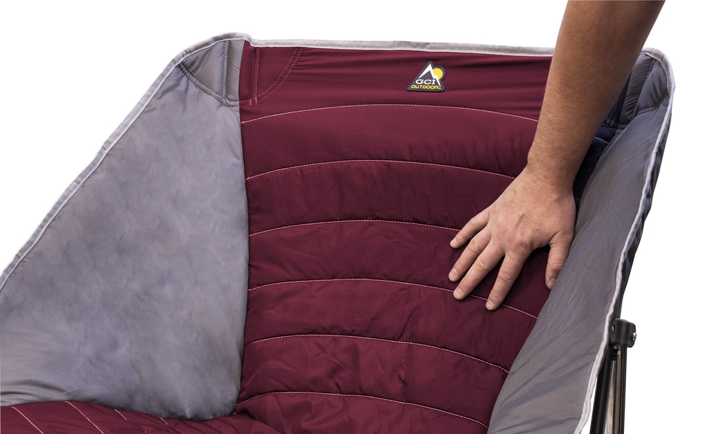 Royal Blue Padded Folding Rocking Camp Chair Y7441