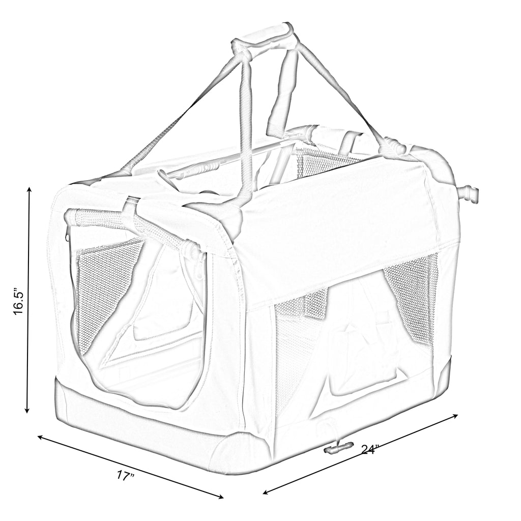 Soft-Sided Mesh Pet Travel Carrier W52766