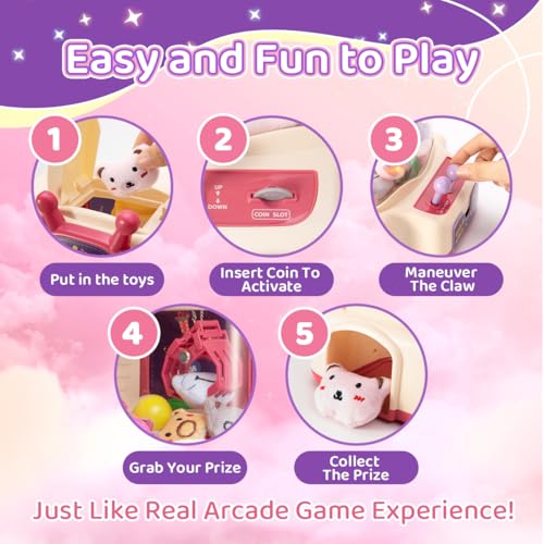 Mini Claw Machine with Sound H5602