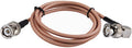 BNC Male Right Angle to BNC Male STR8 Low Loss Coax RF Cable Pack of 2 T441