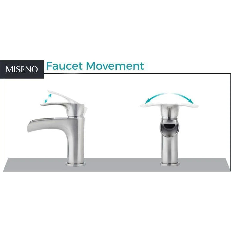 Black Single Hole Bathroom Faucet U71198
