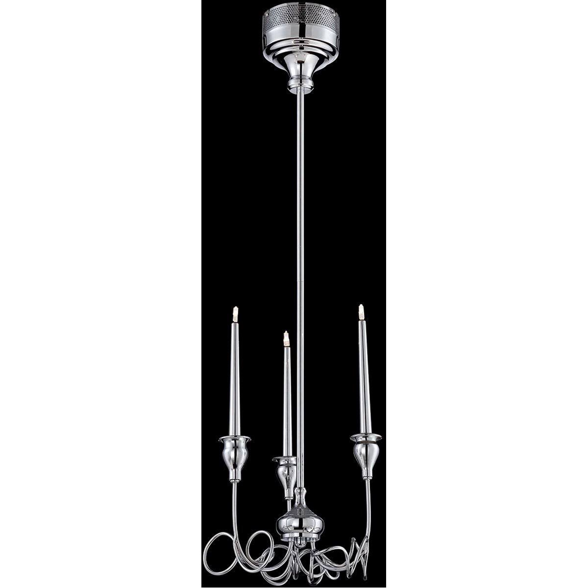Chrome 3 Light Mini Chandelier Q312