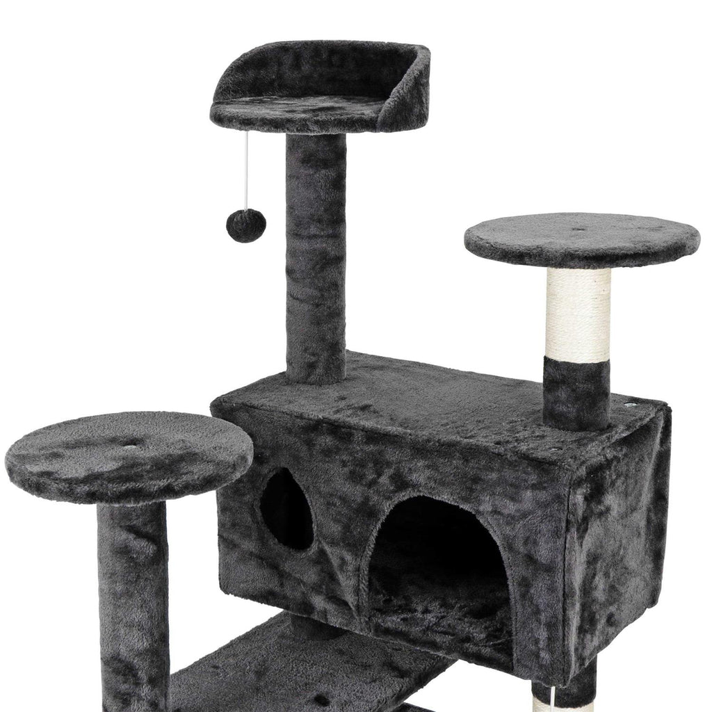 Cat Tree Multi-Levels Condos Scratching Post Tower I34224