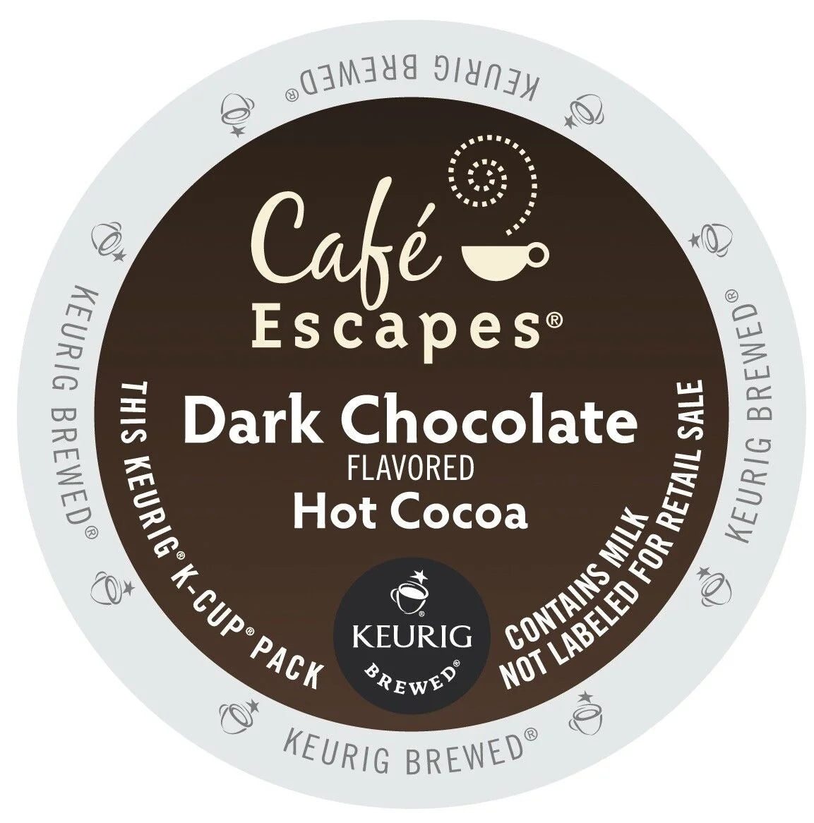 Dark Chocolate Hot Cocoa 48 count K cups M3549