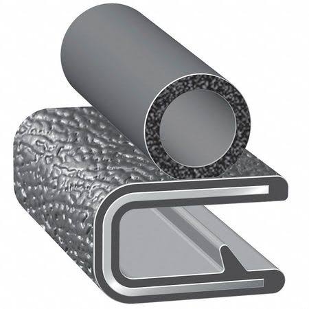 Trim Seal, Alum Clip, 0.36 in W, 100 ft N37954